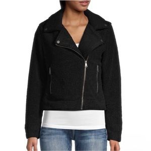*NWOT* MAXI STUDIO SOFT KNIT MOTO JACKET